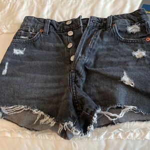 black h and m shorts